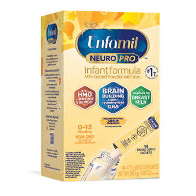 Enfamil NeuroPro Infant Formula Milk Based Powder With Brain Building  Nutrition - 14-0.62 Oz - Jewel-Osco