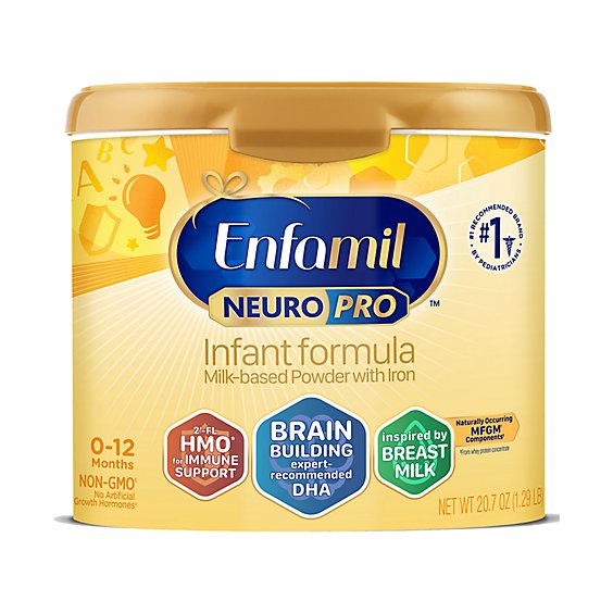 Enfamil NeuroPro Infant Formula Milk Based Powder  Brain Building Nutrition - 20.7 Oz