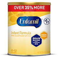 Enfamil Infant Formula Milk based Baby Formula with Iron Powder Can - 29.4 Oz - Image 1