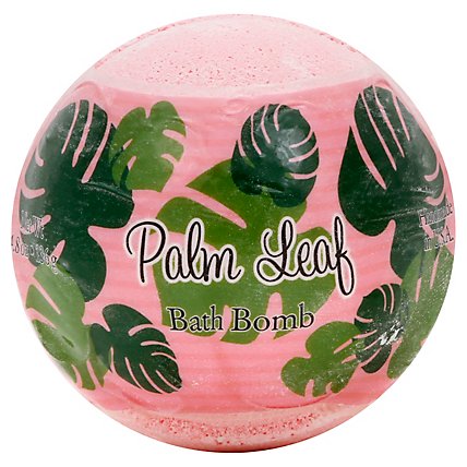 Primal Elements Bath Bomb Palm Leaf - 4.8 Oz - Image 1