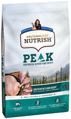 Rachael Ray Nutrish Peak Food for Dogs Wetlands with Chicken and
