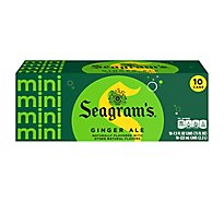 Seagrams Soda Pop Ginger Ale In Mini Cans - 10-7.5 Fl. Oz.