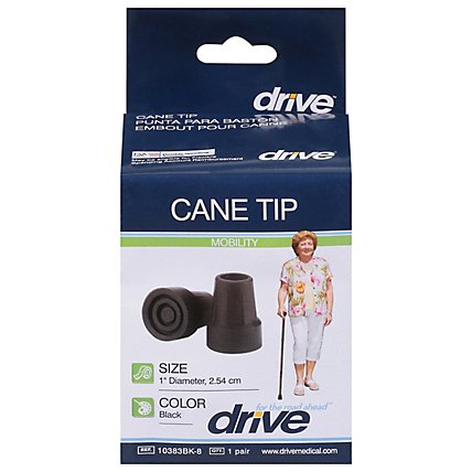 Drive Medical Cane Tip 1indiameter,8pr/Cs, - Each - Image 2