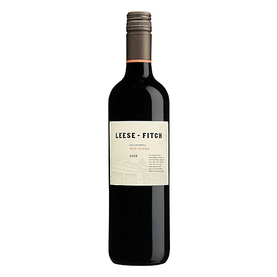 Leese Fitch Firehouse California Red Wine - 750 Ml