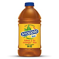 Snapple Takes 2 to Mango Tea Bottle - 64 Fl. Oz. - Image 1