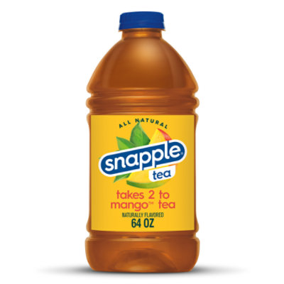 Snapple Takes 2 to Mango Tea Bottle - 64 Fl. Oz. - Image 1