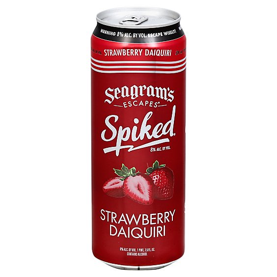 Seagrams Spiked Strawberry Daiquiri In Cans - 23.5 Fl. Oz.