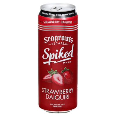 Seagrams Spiked Strawberry Daiquiri In Cans - 23.5 Fl. Oz.