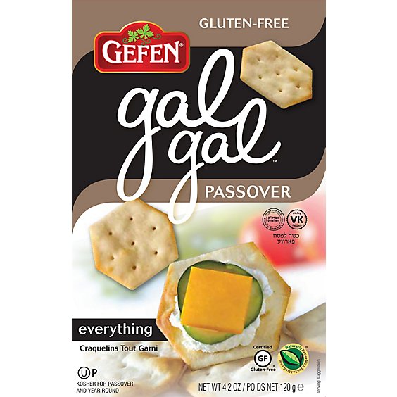 Gefen Everything Gal Gal Crackers - 4.2 Oz