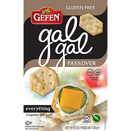 Gefen Everything Gal Gal Crackers - 4.2 Oz - Image 1