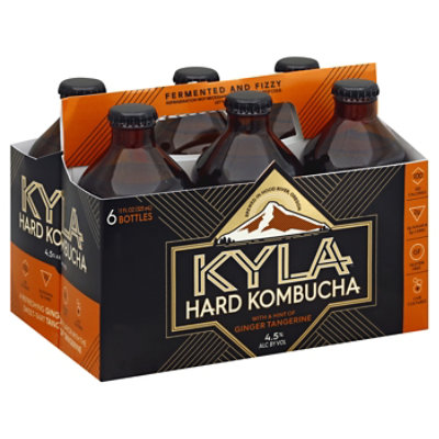 Kyla Ginger Tangerine Hard Kombucha In Bottles - 6-11 Fl. Oz. - Image 1