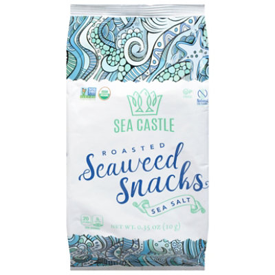 Sea Castle Organic Roasted Seaweed With Sea Salt - .35 Oz - Image 3