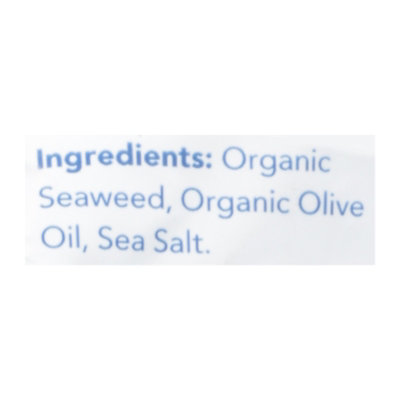 Sea Castle Organic Roasted Seaweed With Sea Salt - .35 Oz - Image 5