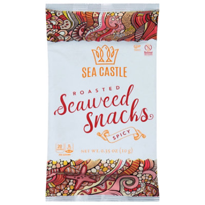 Sea Castle Roasted Spicy Seaweed - 0.35 Oz - Image 3