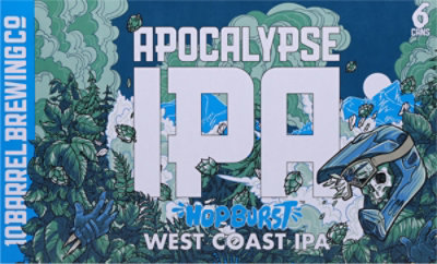 10 Barrel Brewing Co. Brewing Beer India Pale Ale Apocalypse Bottles - 6-12 Fl. Oz. - Image 4