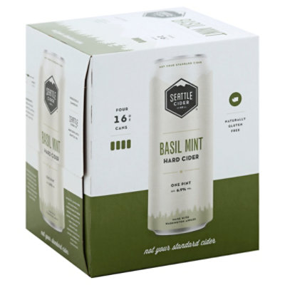 Seattle Cider Company Basil Mint In Bottles - 4-16 Fl. Oz.