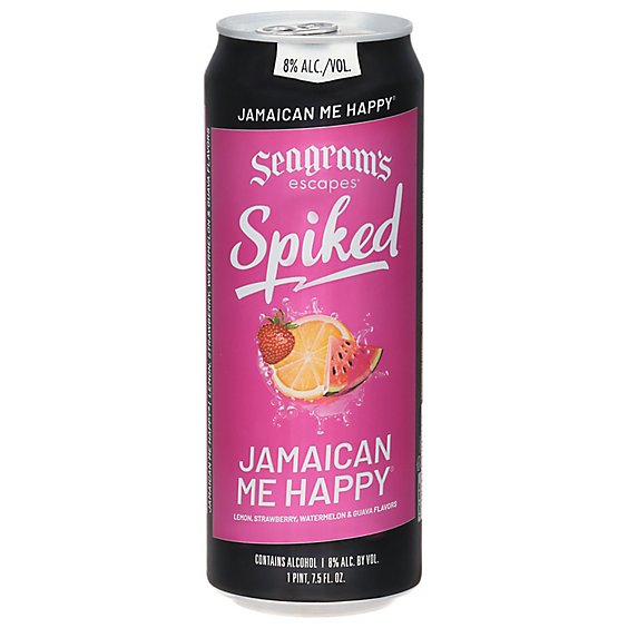 Seagrams Spiked Jamaican Me Happy In Cans - 23.5 Fl. Oz.
