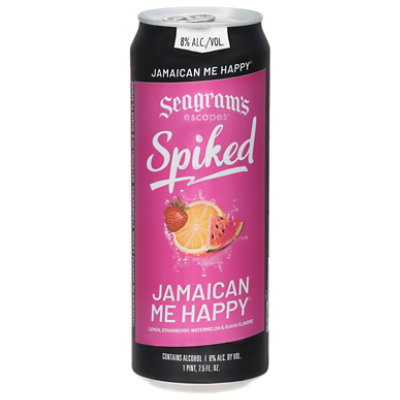 Seagrams Spiked Jamaican Me Happy In Cans - 23.5 Fl. Oz.