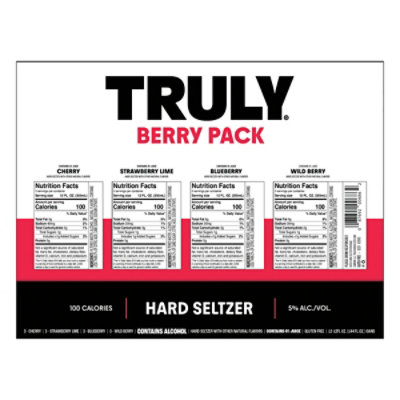 Truly Hard Seltzer Berry Variety Pack In Cans - 12-12 Fl. Oz. - Image 6