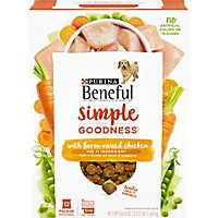 Beneful Simple Goodness Farm-Raised Chicken Dry Dog Food 12 Count - 56.4 Oz - Image 1