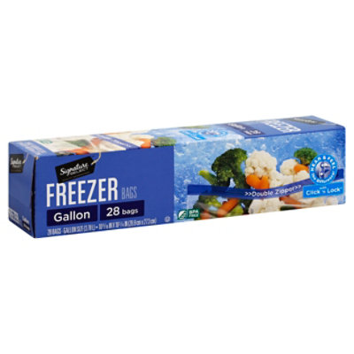 Freezer Bags - Zipper Gallon