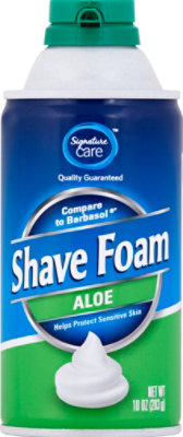 Signature Select/Care Shave Foam With Aloe - 10 Oz - Image 2