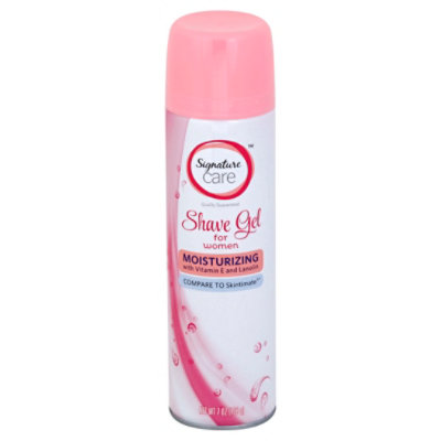 Signature Select/Care Shave Gel For Women Moisturizing With Vitamin E & Lanolia - 7 Oz - Image 1