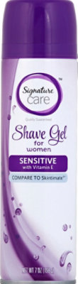 Signature Select/Care Shave Gel For Women Sensitive With Vitamin E - 7 Oz - Image 2