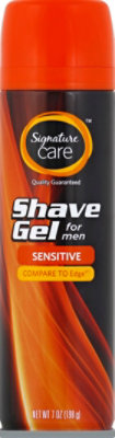 Signature Select/Care Shave Gel For Men Sensitive - 7 Oz - Image 2