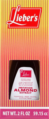 Liebers Passover Almonds Extract Imitation Bottle - 2 Fl. Oz. - Image 2