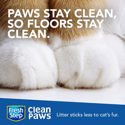 Fresh Step Clean Paws Triple Action Scented Clumping Cat Litter - 22.5 Lbs - Image 2