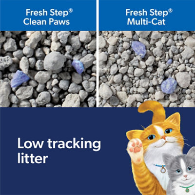 Fresh Step Clean Paws Multi Cat Scented Clumping Cat Litter With The Power Of Febreze 22.5 Lbs shaws