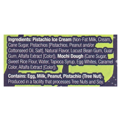 Bubbies Ice Cream Mochi Pistachio - 7.5 Oz - Image 5