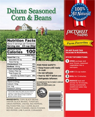 Pictsweet Farms Corn & Black Beans Seasoned Deluxe - 14 Oz - Image 6