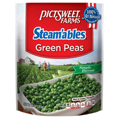 Pictsweet Farms Steamables Peas Green Simple Harvest - 10 Oz