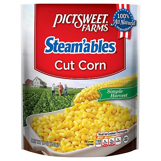 Pictsweet Farms Steamables Corn Cut - 10 Oz