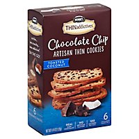 Nonnis Thinaddictives Cookies Chocolate Chip Toasted Coconut 6 Count - 4.4 Oz - Image 1