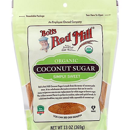 Bobs Red Mill Coconut Sugar Organic - 13 Oz - Image 1