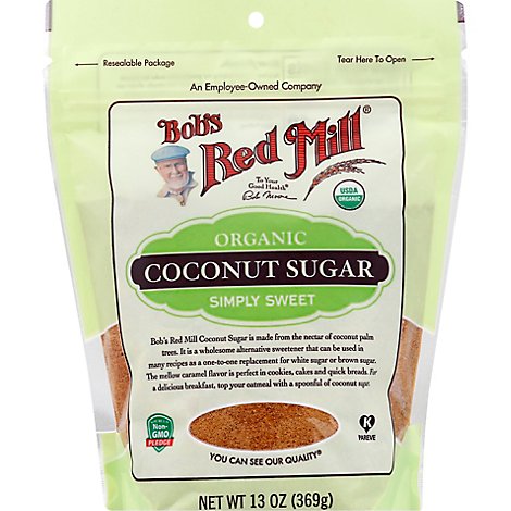 Bobs Red Mill Coconut Sugar Organic - 13 Oz
