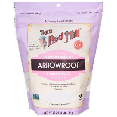 Bobs Red Mill Arrowroot Starch Flour Gluten Free - 16 Oz