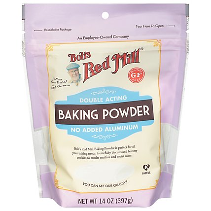 Bobs Red Mill Baking Powder Double Acting Gluten Free - 14 Oz - Image 3