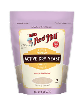 Bobs Red Mill Yeast Active Dry Gluten Free - 8 Oz - Image 1