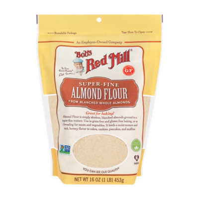 Bobs Red Mill Flour Almond Super Fine - 16 Oz