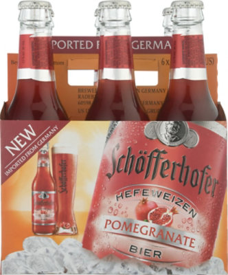 Schofferhofer Pomegranate Hefe In Bottles - 6-11.2 Fl. Oz. - Image 4