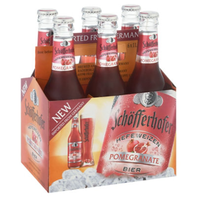 Schofferhofer Pomegranate Hefe In Bottles - 6-11.2 Fl. Oz. - Image 1