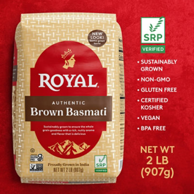 Royal Rice Brown Basmati - 2 Lb - Image 3