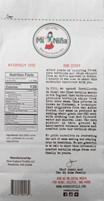 Mi Nina Chips Tortilla Sea Salt - 12 Oz - Image 6