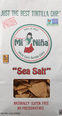 Mi Nina Chips Tortilla Sea Salt - 12 Oz - Image 2