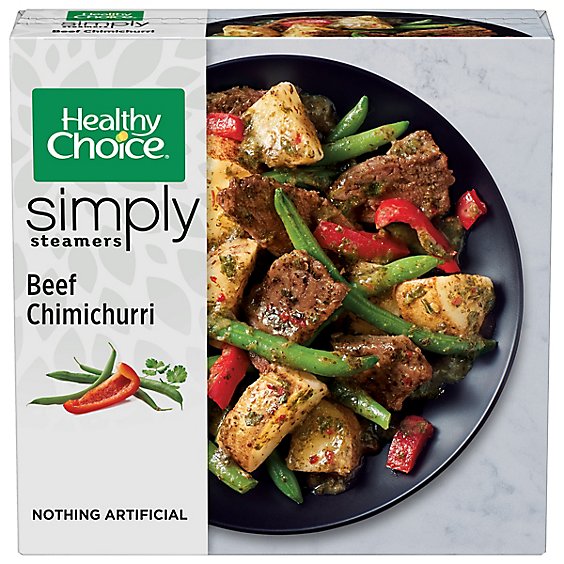Healthy Choice Simply Steamers Beef Chimichurri Frozen Meal - 9 Oz