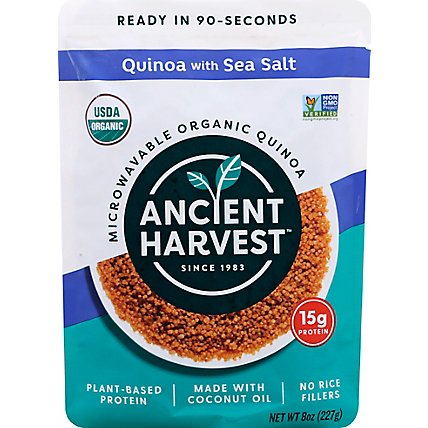Ancient Harvest Quinoa Sea Salt Org Micro - 8 Oz - Image 2